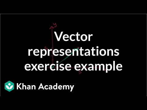 Vector representations exercise example | Vectors | Precalculus | Khan Academy