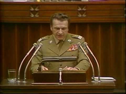 Generał Czesław Kiszczak w Sejmie o wypadkach 3 maja 1982