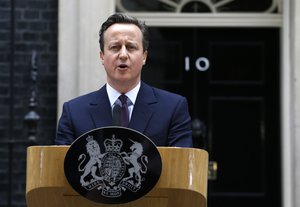 Britain's Prime Minister David Cameron 