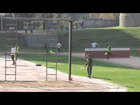 Chilean Military Obstacle Course Relay Race