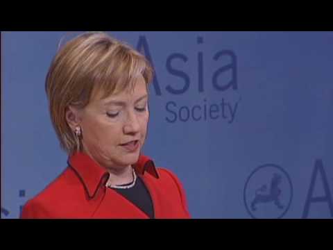 Hillary Clinton's address at The Asia Society New York on US-Asia Relations