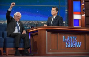 Bernie Sanders Stephen Colbert