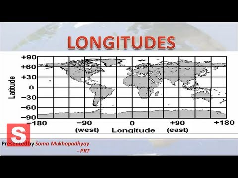 LONGITUDES - CBSE Class VI Social Science - Geography