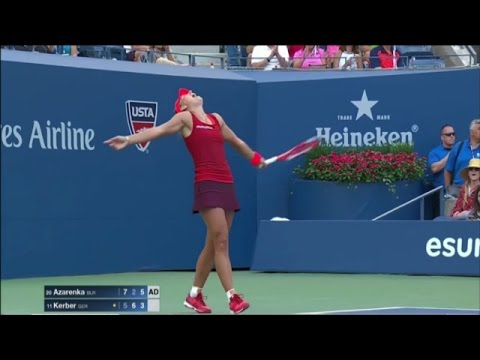 MATCH OF THE OPEN: Victoria Azarenka vs Angelique Kerber US OPEN 2015 R3