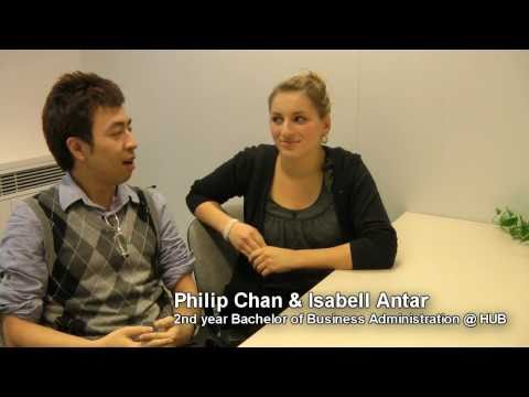 BBA Students Philip Chan and Isabell Antar