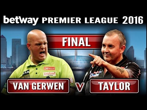 Michael van Gerwen v Phil Taylor ᴴᴰ Final, Betway Premier League Darts 2016