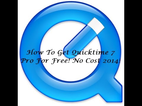 How To Download And Install Quicktime Player Pro 7 For Free | No Cost! *STILL WORKS 2016*