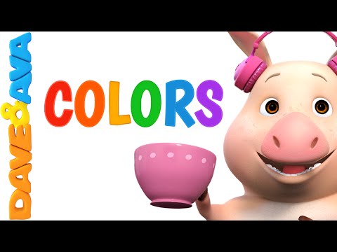 Colors Song | Nursery Rhymes and Baby Songs from Dave and Ava