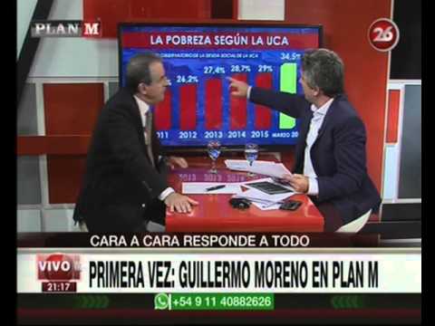 Canal 26 -Guillermo Moreno en Plan M - Parte 1