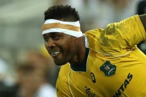 Wallabies debutant Samu Kerevi impressed assistant coach Stephen Larkham against England.