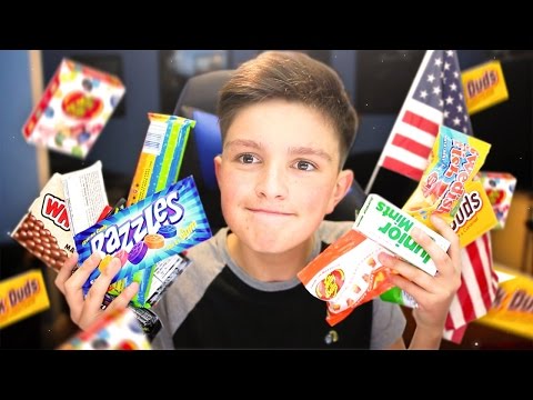 BRITISH TRYING AMERICAN CANDY!