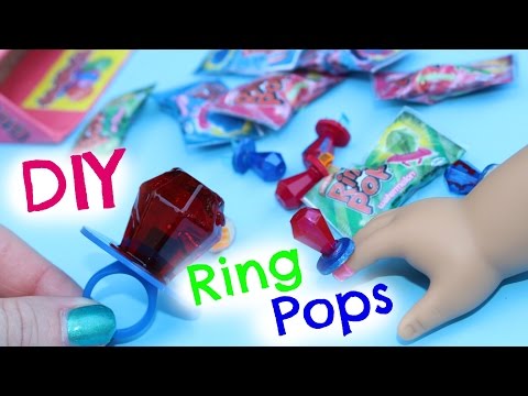 DIY American Girl Doll Ring Pops