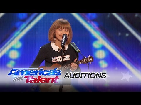 Grace VanderWaal: 12-Year-Old Ukulele Player Gets Golden Buzzer - America's Got Talent 2016