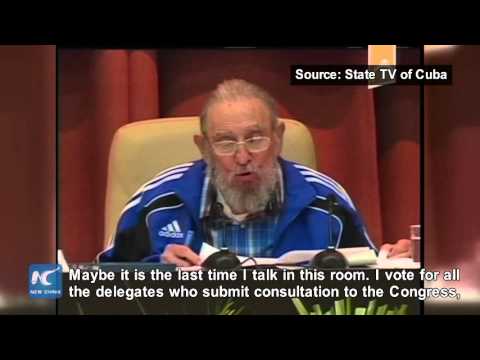 Fidel Castro heats up ending session of Cuba’s communist congress