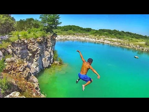 Epic Texas Cliff Jumping - Temple/Belton, TX