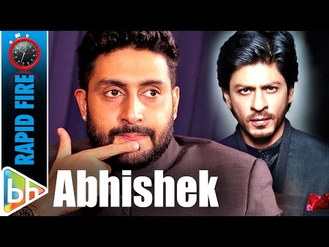 Abhishek Bachchan's SUPER-HIT Rapid Fire On Shah Rukh | Aamir | Hrithik | Akshay