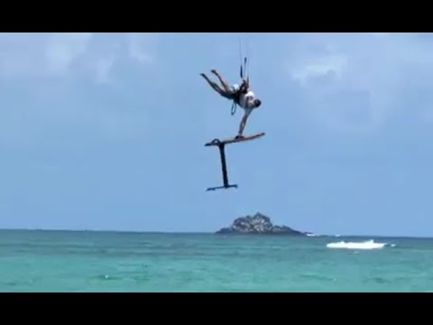 Kite Hydrofoil Big Air with Ben Corbett