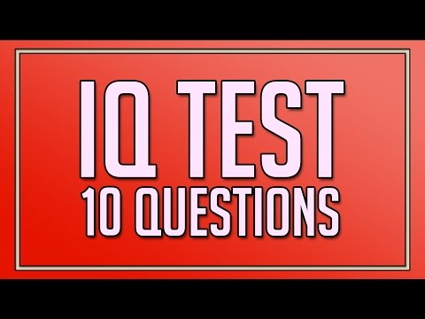 IQ Test: 10 Questions