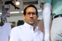 Dov Charney, chairman and chief executive officer of American Apparel Inc., stands for a portrait in a company retail ...