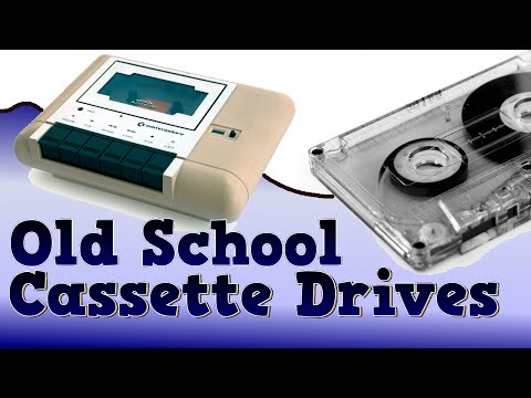 How old school cassette tape drives worked