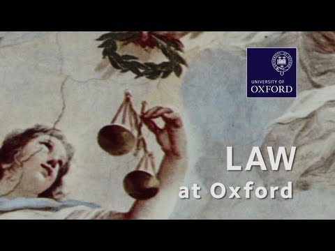 Law at Oxford University