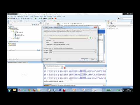 Creating a simple application with Oracle ADF