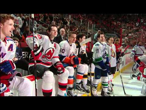 NHL Skills Competition - Shooting Accuracy - Ryan Kesler & Daniel Sedin - 2011 - HD