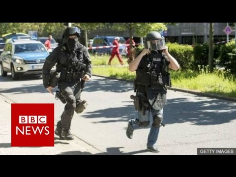 German cinema attacker shot dead - BBC News