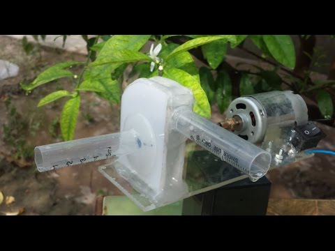 How to Make a Powerful WATER PUMP at Home