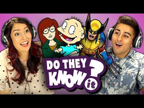 DO TEENS KNOW 90s CARTOONS? (REACT: Do They Know It?)