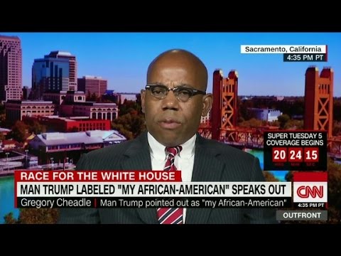 The man Trump called 'my African-American' spea...