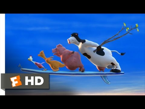 Barnyard (1/10) Movie CLIP - Farm Surfing (2006) HD