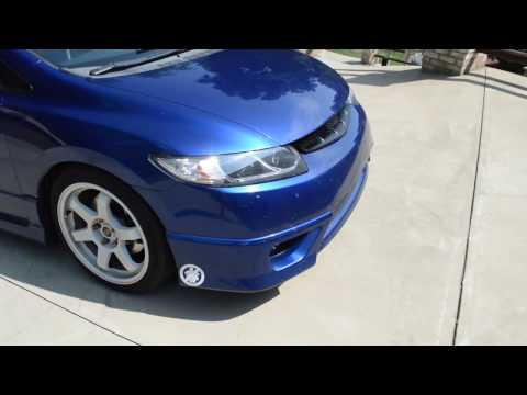 2006 Civic Si Skunk2 Alpha Header Before And After