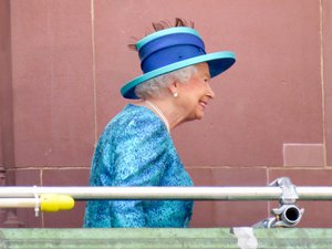 Queen Elizabeth II.of the United Kingdom and Prince Philip's visit to Frankfurt, Germany