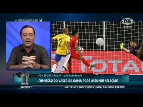 Fox Sports Rádio -13/06/16 Brasil 0x1 Peru  - seleção eliminada