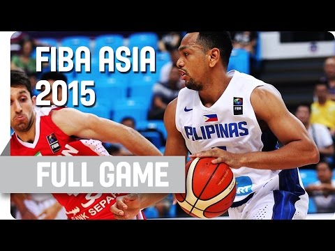 Philippines v Iran - Group E - Full Game - 2015 FIBA Asia Championship