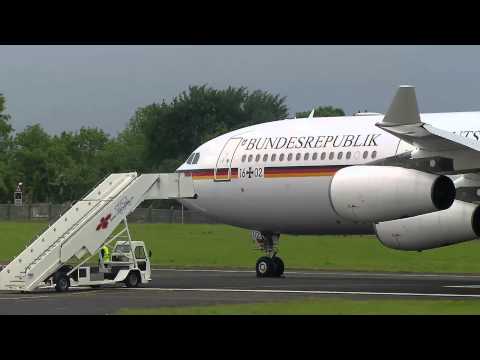 G8 Summit: German Chancellor Angela Merkel arrives