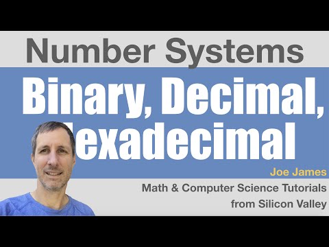 Number Systems - Converting Decimal, Binary and Hexadecimal