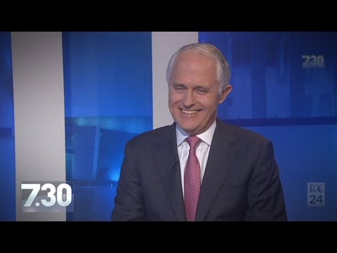 In full: Prime Minister Malcolm Turnbull speaks to 7.30