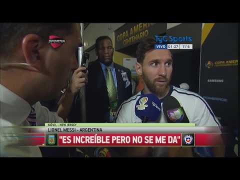 Messi: "Se terminó para mí la Selección"