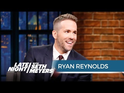 Ryan Reynolds on Playing Deadpool - Late Night with Seth Meyers