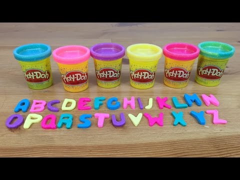 Play Doh Alphabet Letters ABC Learning Fun