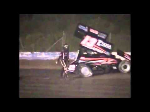 Tony Stewart / Kevin Ward Accident, 1/20th Speed Slow Motion Version