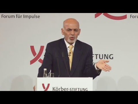 H.E. Mohammad Ashraf Ghani, President of the Islamic Republic of Afghanistan, gave speech in Berlin