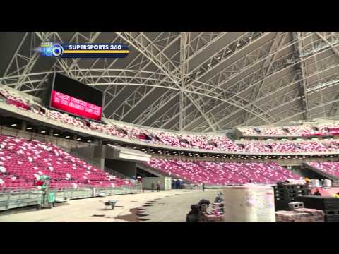 Singapore National Stadium - new pitch unveiled