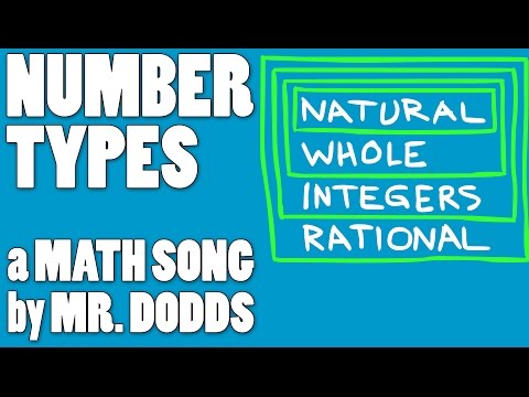 Colin Dodds - Number Types (Math Song)