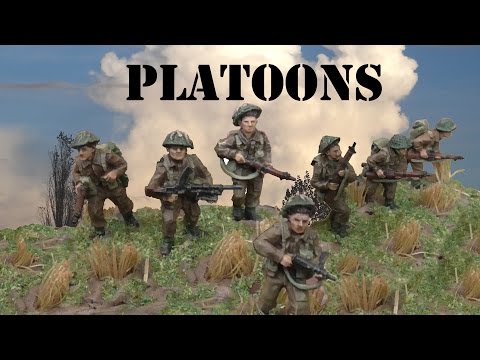 Platoons - a natural unit size for a modern army