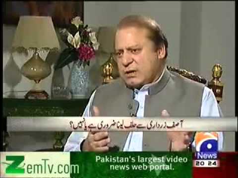 Capital Talk Exclusive Interview With Nawaz Sharif)  9th May 2013 On Geo News