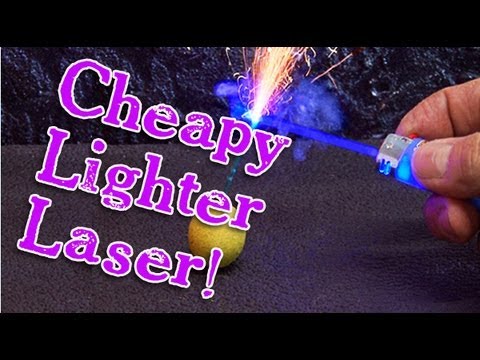 Amazing Cheapy Lighter Laser Burner!