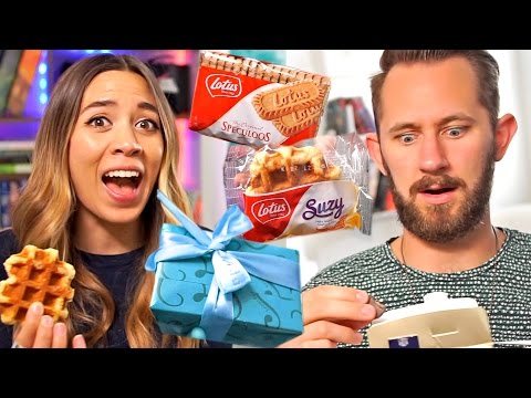 AMERICANS TRY BELGIAN FOODS!